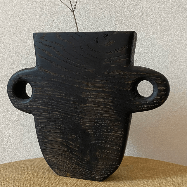 Soliflore Oreille, Chêne ébonisé