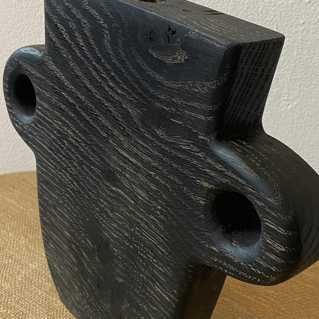 Soliflore Oreille, Chêne ébonisé