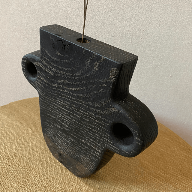 Soliflore Oreille, Chêne ébonisé