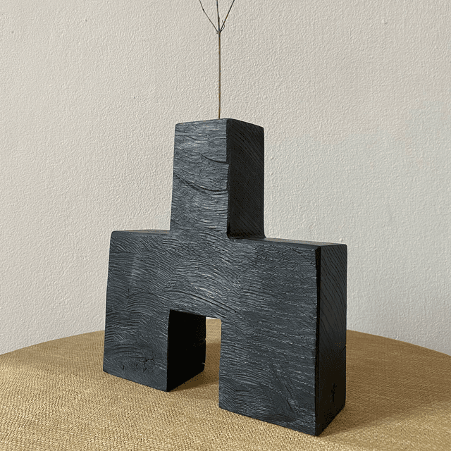 Soliflore Brutal, Chêne ébonisé